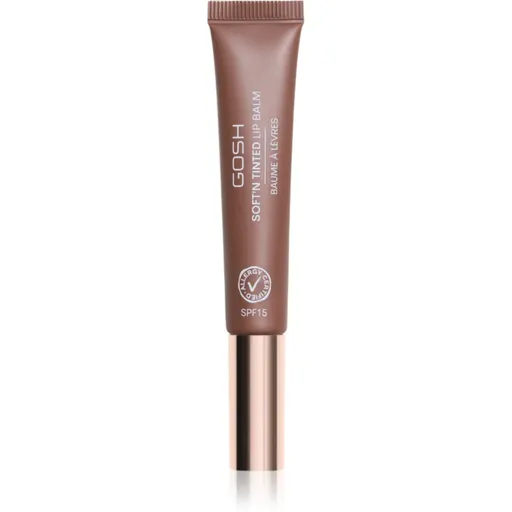 Gosh Soft`n Tinted tónujúci balzam na pery SPF 15 odtieň 010 Espresso Martini 8 ml
