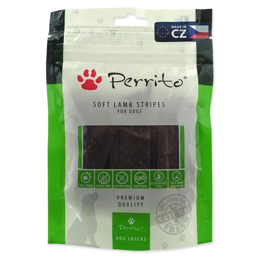 PERRITO Lamb soft stripes pochúťka pre psov 100 g