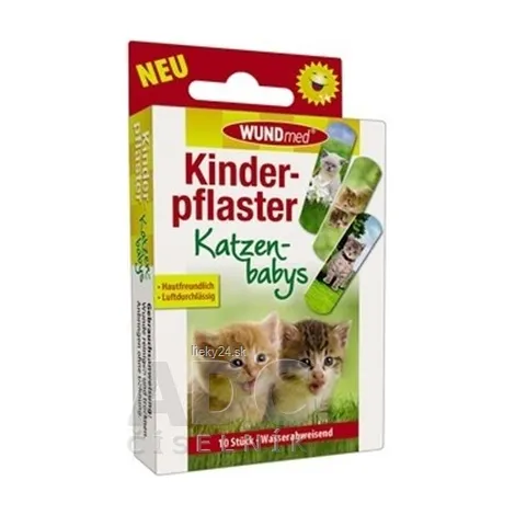 WUNDmed Flexibilná náplasť pre deti Mačiatka 10ks