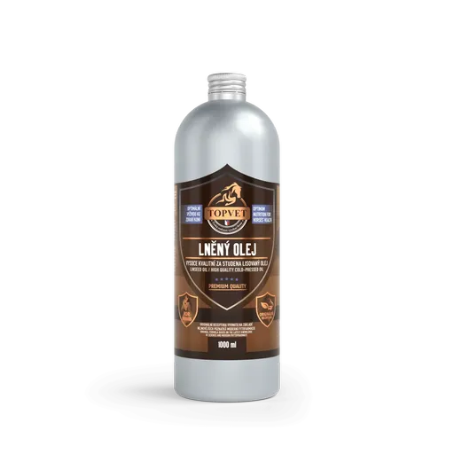 Ľanový olej pre kone- 1000 ml - Green idea
