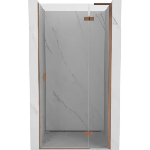 MEXEN/S - Mist-H L sprchové dvere krídlové pravé 70, transparent, meď kartáčovaná 8A5L-070-000-65-00-P