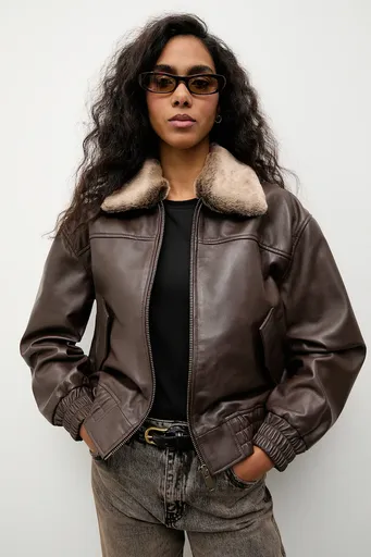 Kožená bunda Answear.LAB