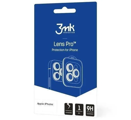 3mk Lens Protection Pro pre Apple iPhone 16 Pro /16 Pro Max, Rainbow