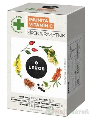 LEROS IMUNITA VITAMÍN C, ŠÍPKA