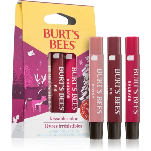 Burt’s Bees Festive Kissable Color sada leskov na pery