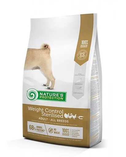 Natures Protection dog adult weight control sterilised poultry with krill all breeds 12kg