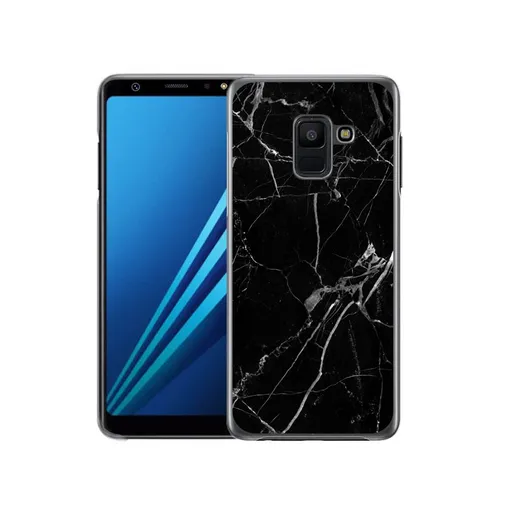 PROTEMIO MY ART kryt Samsung Galaxy A6 (A600) BLACK MARBLE (142)
