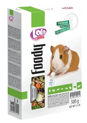 LOLOPETS základné krmivo pre morčatá 500g