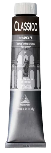 MAIMERI CLASSICO - Extra jemné olejové farby 493 - raw umber, 0,2 L