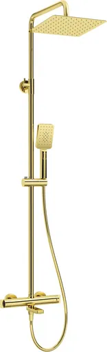 DEANTE - Therm zlato - Sprchový stĺp, s vaňovou batériou, termostat NAC_Z1HT