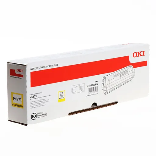 OKI 45862814 - originálny toner, žltý, 10000 strán