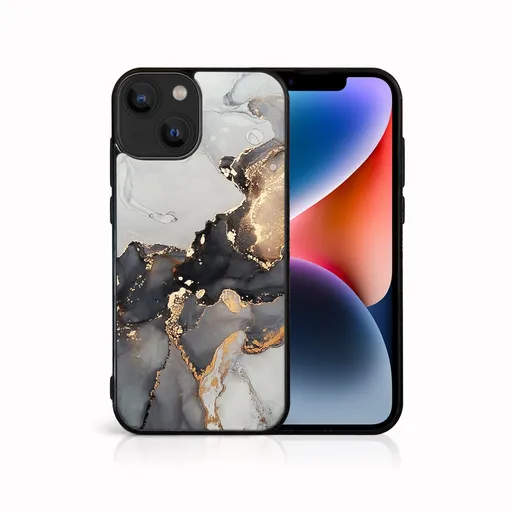 MY ART Ochranný kryt pre Apple iPhone 14 GREY MARBLE (140)
