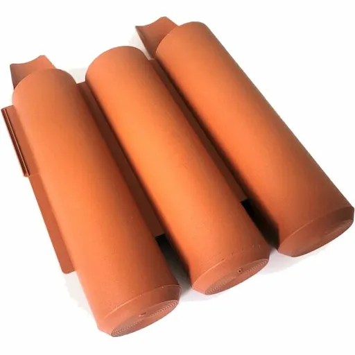 Záhradná palisáda - lem trávnika Maxi terakota, 2 m