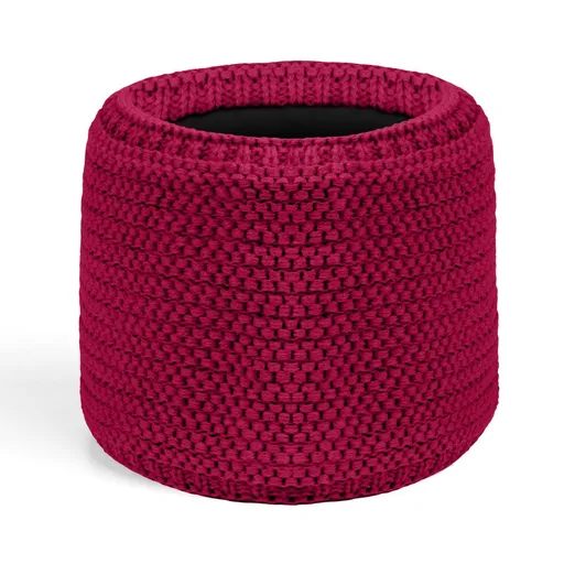 Bontis Dámsky pletený šál tunel - Tmavoružová | uni