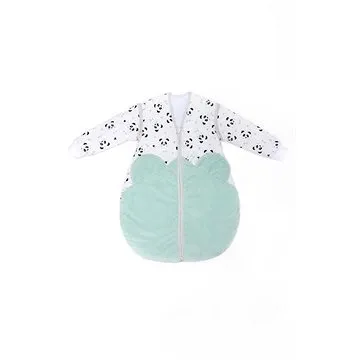 Linden Spací vak Jersey s rukávom 60 cm, panda (5900464091178)