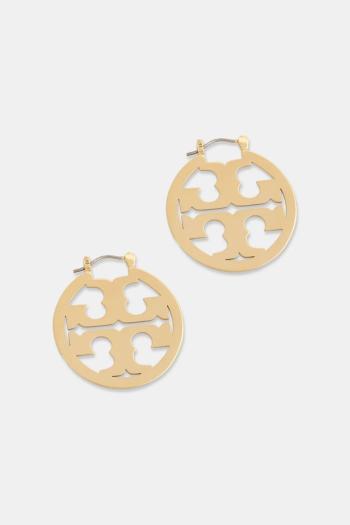 Pozlátené náušnice Tory Burch Miller 153685-720