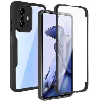 DUAL Obojstranný kryt s fóliou Xiaomi 11T / 11T Pro čierny