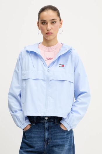 Bunda Tommy Jeans prechodná, oversize, DW0DW20672