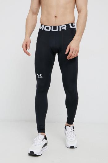 Tréningové legíny Under Armour čierna farba, jednofarebné, 1366075