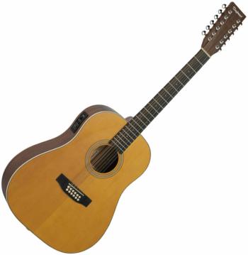 Tanglewood TW40-12 SD AN E Antique Natural 12-strunová elektroakustická gitara