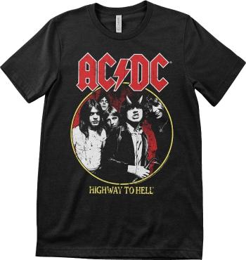 AC/DC Tričko Highway To Hell 1979 Tour Unisex Black 2XL