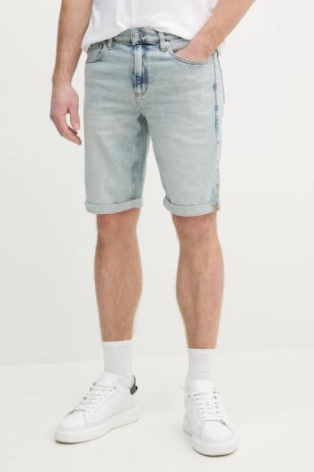 Rifľové krátke nohavice Calvin Klein Jeans pánske, J30J327193