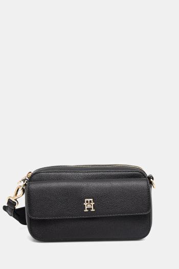 Kabelka Tommy Hilfiger čierna farba, AW0AW17455