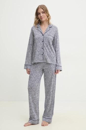 Pyžamo Dkny dámske, tmavomodrá farba, YI80042