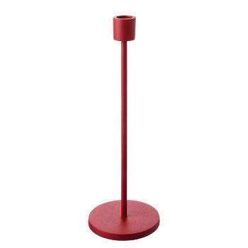 HIGHLIGHT gyertyatartó 30 cm, eperpiros