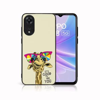 MY ART Ochranný kryt pre Oppo A78 5G GIRAFFE (180)