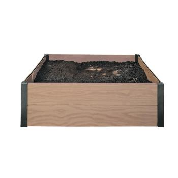 Keter Vyvýšený záhon Maple Square hnedá, 106 x 106 x 32 cm 