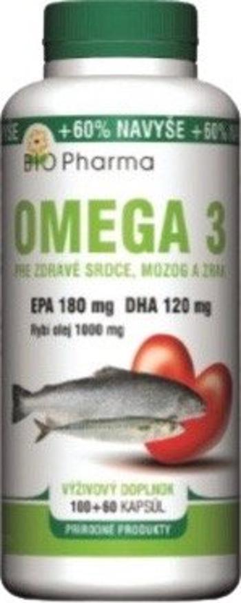 BIO PHARMA Omega 3 1000 mg, 160 kapsúl