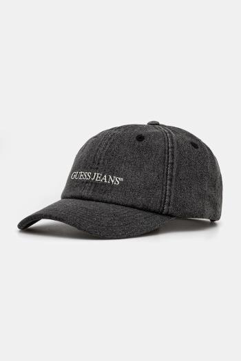 Bavlnená šiltovka Guess Jeans čierna farba, s nášivkou, M4BZ26 WF8V1