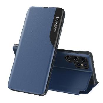 MG Eco Leather View knižkové puzdro na Samsung S24 Ultra, modré