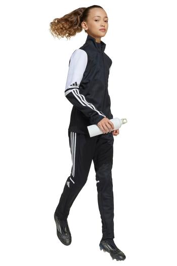 Detská mikina adidas Performance čierna farba, vzorovaná, JE2766