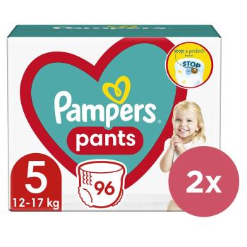 2x PAMPERS Pants Nohavičky plienkové jednorazové 5 (11-18 kg) 96 ks - MEGA PACK