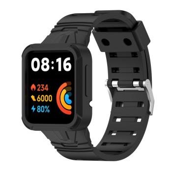 GLACIER Ochranné puzdro s remienkom Xiaomi Redmi Watch 2 Lite čierne