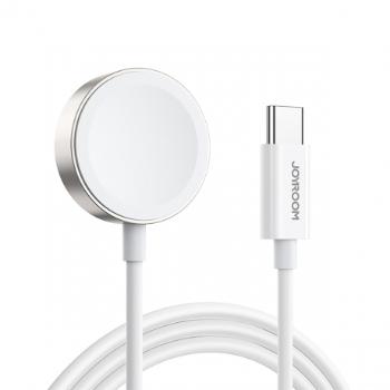 Joyroom Magnetic bezdrôtová nabíjačka na Apple Watch USB-C 2.5W, biela (S-IW004)