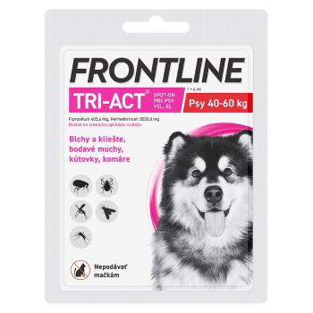 FRONTLINE Tri-Act Spot-On pre psy XL (40-60 kg) 6 ml 1 pipeta