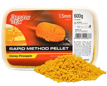 Benzar mix pelety rapid method pellet 1,5 mm 600 g - med ananás