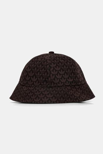 Klobúk adidas Originals MONOGRAM BUCKET hnedá farba, JD0973
