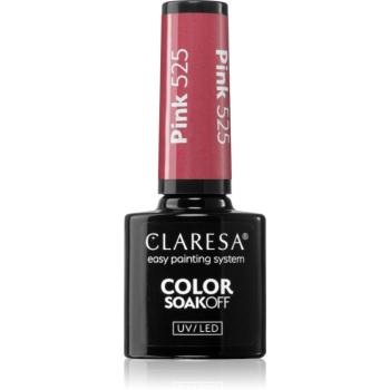 Claresa SoakOff UV/LED Color Savanna Vibes gélový lak na nechty odtieň Pink 525 5 g