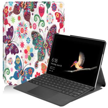 ART Zaklápací obal Microsoft Surface Go 3 / 2 / 1 BUTTERFLIES