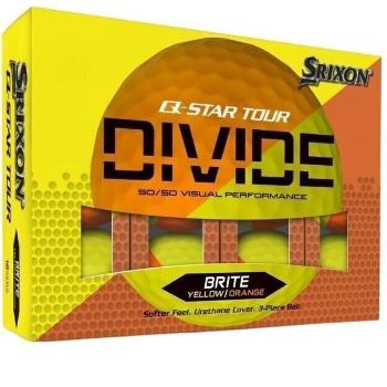 Srixon Q-Star Tour Divide 2 Yellow Orange Golfové lopty