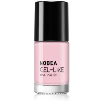 NOBEA Day-to-Day Gel-like Nail Polish lak na nechty s gélovým efektom odtieň Baby pink #N49 6 ml