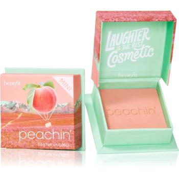 Benefit Peachin' WANDERful World Mini púdrová lícenka odtieň Golden peach 2,5 g