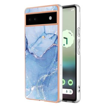 IMD MARBLE Ochranný kryt Google Pixel 6a BLUE