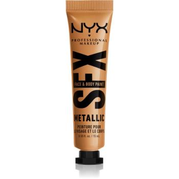 NYX Professional Makeup Halloween SFX Paints krémové tiene na tvár a telo odtieň 05 Gold Dusk 15 ml