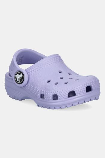 Šľapky Crocs fialová farba, 206990