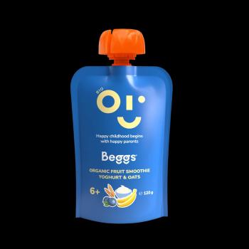 BEGGS BIO Smoothie sovocom, jogurtom a ovsenými vločkami 120 g